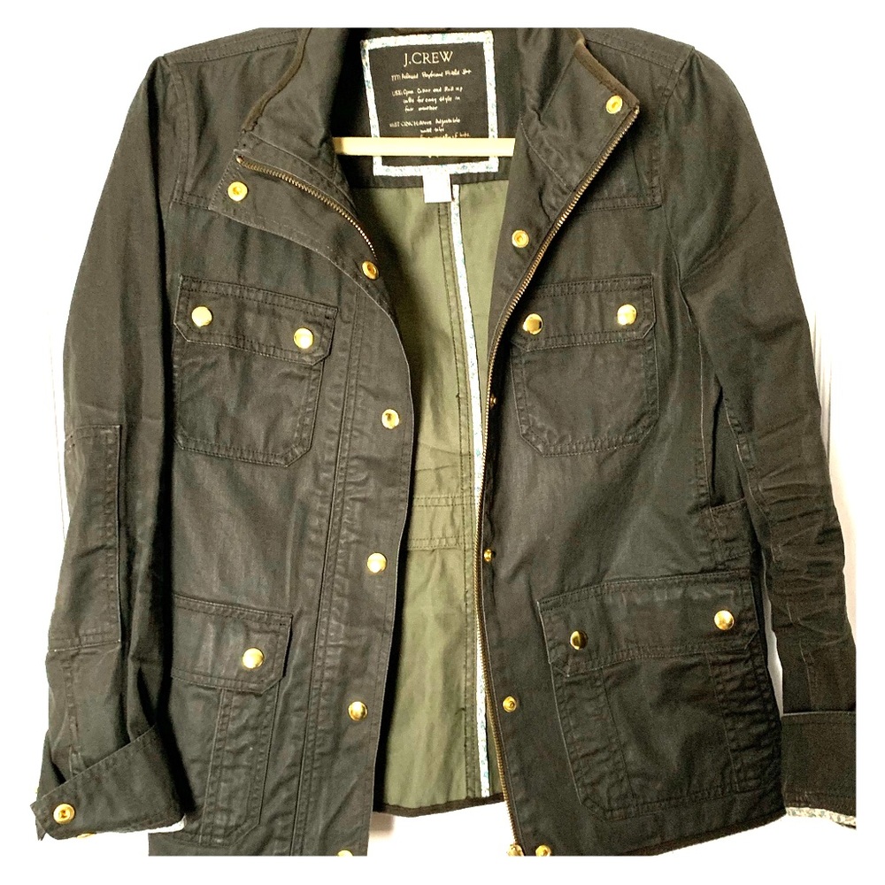 J Crew Relaxed Boyfriend Field Jacket